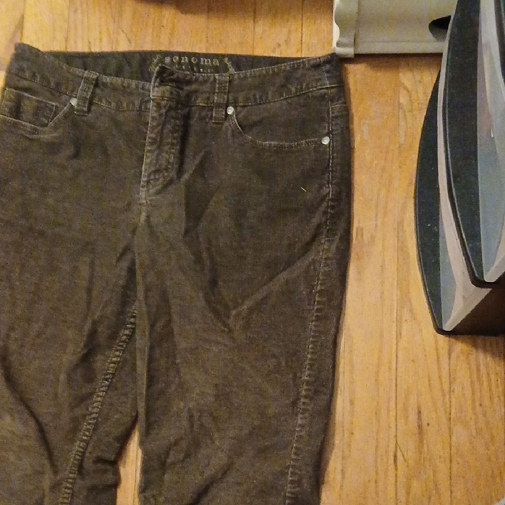 Sonoma Dark Brown Corduroy Trousers